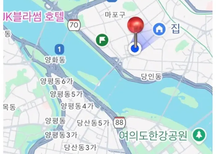 アパート Open2-hongik Hapjeong Station 2 Minutes-luxury Style-panoramic River View-queen Bed For 2 People-comfortable Sofa Ott *