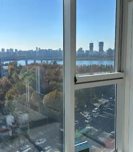 Open2-hongik Hapjeong Station 2 Minutes-luxury Style-panoramic River View-queen Bed For 2 People-comfortable Sofa Ott ソウル特別市